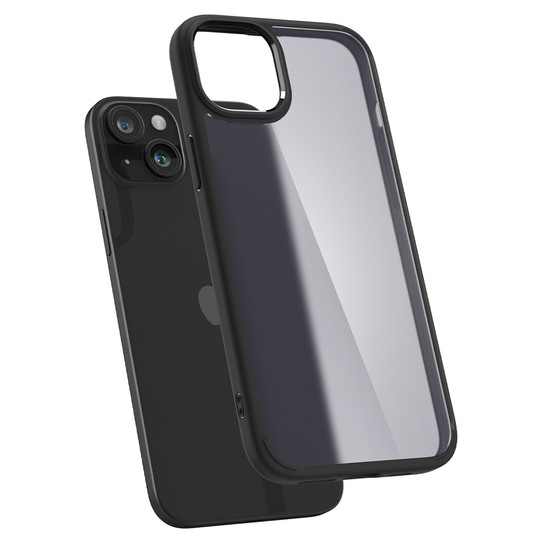 Spigen Ultra Hybrid Crystal Case iPhone 15 - Frost Black