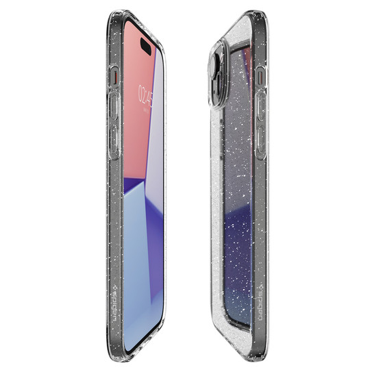 Spigen Liquid Crystal Glitter Case iPhone 15 Plus - Crystal Quartz