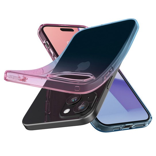 Spigen Liquid Crystal Flex Case iPhone 15 - Gradation Pink