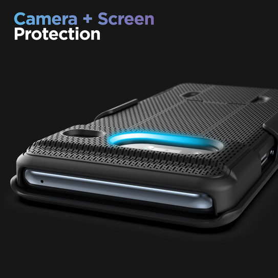 Encased Duraclip with Belt Clip Holster Case Google Pixel 8 - Black