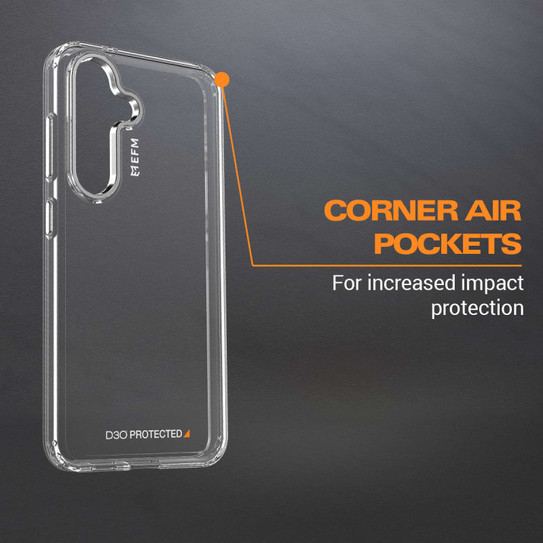 EFM Volta D3O BIO Case Armour Samsung Galaxy S24+ Plus - Clear