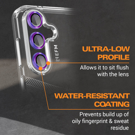 EFM Camera Lens Armour Samsung Galaxy S24+ Plus - Rainbow Nirvana