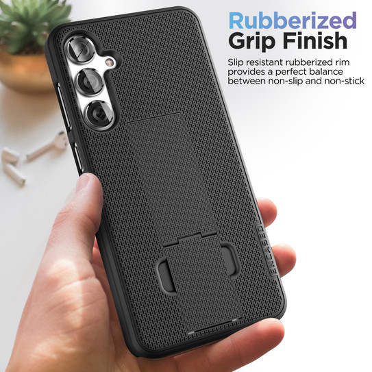 Encased Duraclip Case Samsung Galaxy S24 with Belt Clip Holster - Black Encased Duraclip Case Samsung Galaxy S24 with Belt Clip Holster - Black
