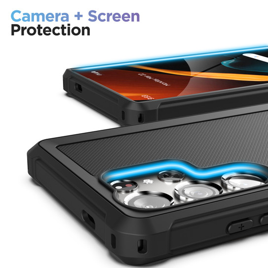 Encased Falcon Case Samsung Galaxy S24 Ultra - Black