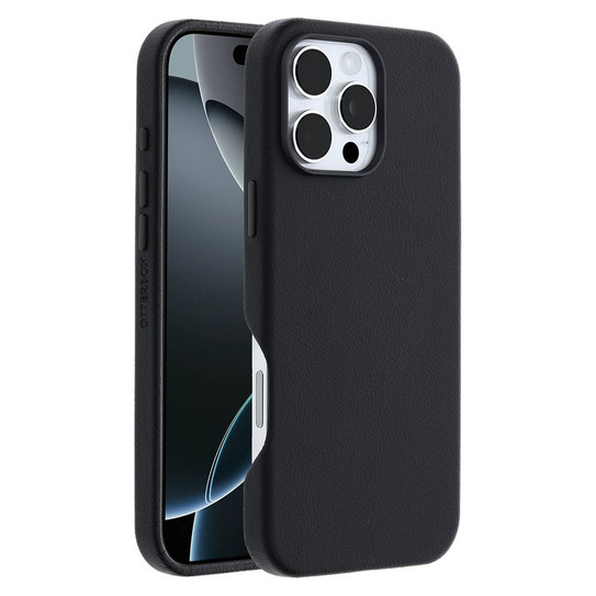 OtterBox Symmetry Cactus Leather Case iPhone 16 Pro Max - Noir Ash