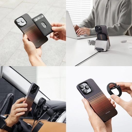 Pitaka MagEZ Case 5 iPhone 15 Pro - Sunset