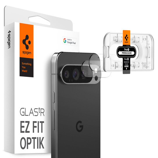 Spigen Glas.tR EZ Fit Optik 2Pcs Glass Lens Protector Google Pixel 9 Pro XL - Clear