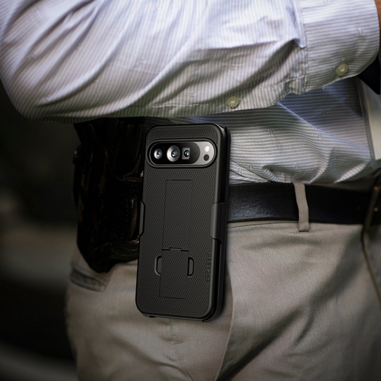 Encased Duraclip Case Google Pixel 9 Pro XL with Belt Clip Holster - Black