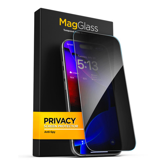 Encased MagGlass Privacy Screen Protector iPhone 16 Plus - Clear