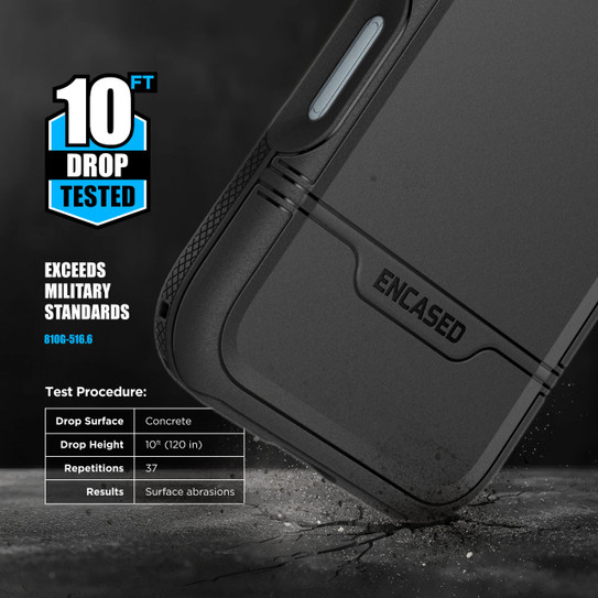 Encased Rebel MagSafe Case iPhone 16 Pro - Black