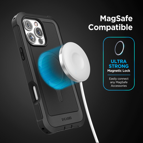 Encased Falcon Shield Case iPhone 16 Pro Max - Black