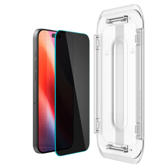 Spigen GLAS.tR EZ Fit Privacy 2 Pcs Screen Protector iPhone 16 Pro Max - Black Spigen GLAS.tR EZ Fit Privacy 2 Pcs Screen Protector iPhone 16 Pro Max - Black
