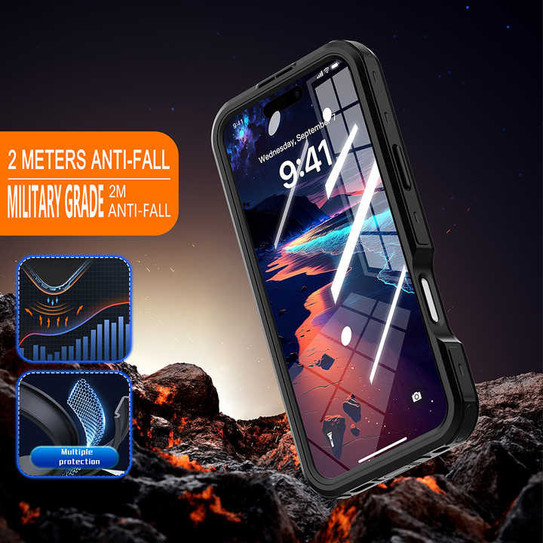 Krakatoo D-UP Waterproof Case iPhone 16 Pro Max - Black Krakatoo D-UP Waterproof Case iPhone 16 Pro Max - Black