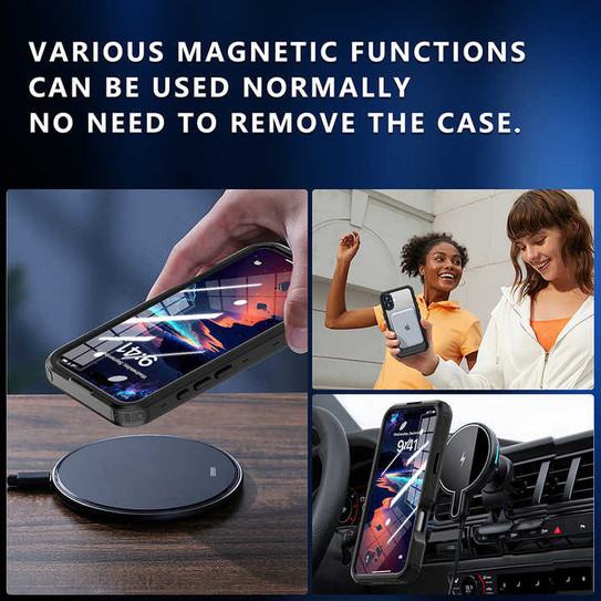 Krakatoo D-UP Waterproof Case iPhone 16 Pro Max - Black Krakatoo D-UP Waterproof Case iPhone 16 Pro Max - Black