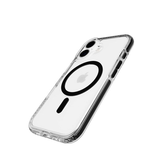 Tech21 Evo Crystal MagSafe Case iPhone 16 - Black