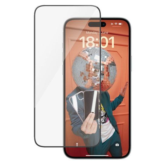PanzerGlass Ultra-Wide Fit Screen Protector iPhone 15 Plus
