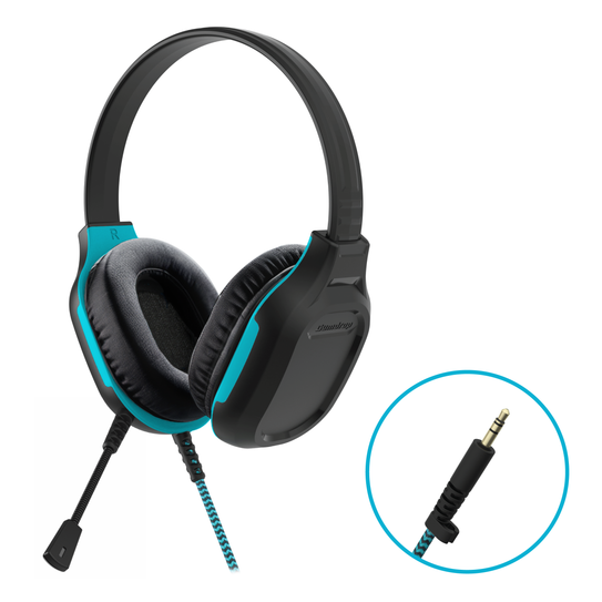 Gumdrop DropTech Headphones with Mic 3.5mm Jack - Black