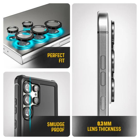 Encased UHD Lens Protector Samsung Galaxy S25 Ultra