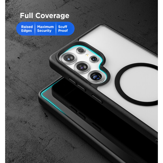 Encased Slimshield Case Samsung Galaxy S25 Ultra with Belt Clip Holster - Clear