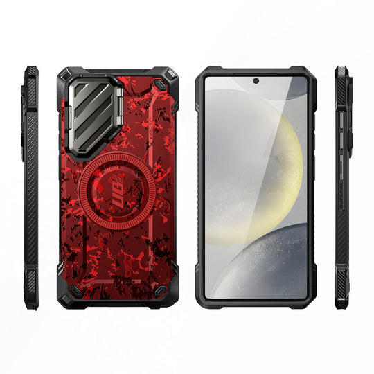 Supcase Unicorn Beetle MAG XT Bumper Case for Samsung Galaxy S25 Ultra - Red Enigma