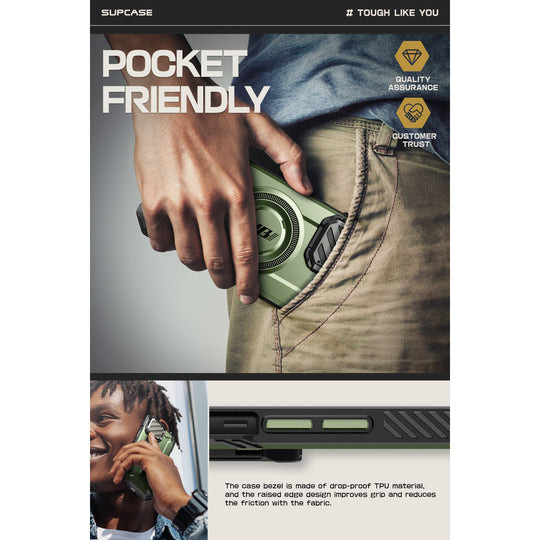 Supcase UB MAG XT MagSafe Case iPhone 16e - Dark Green