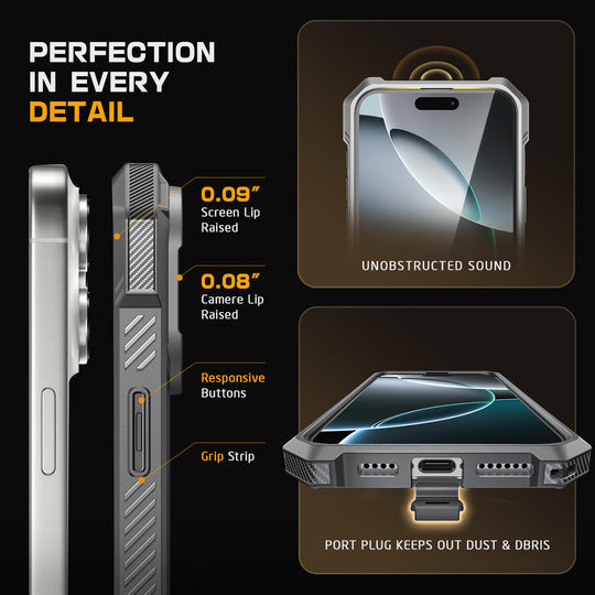 Supcase UB Grip MagSafe Case iPhone 16 Pro Max - White