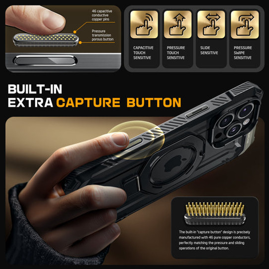 Supcase UB Grip MagSafe Case iPhone 16 Pro Max - Black