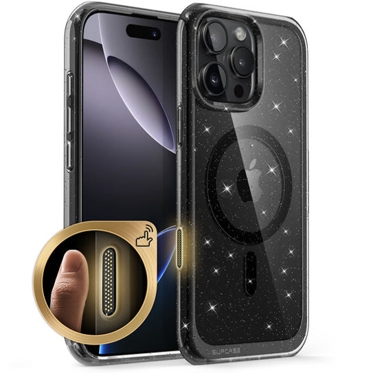 Supcase UB MAG Slim MagSafe Case iPhone 16 Pro Max - Glitter Black