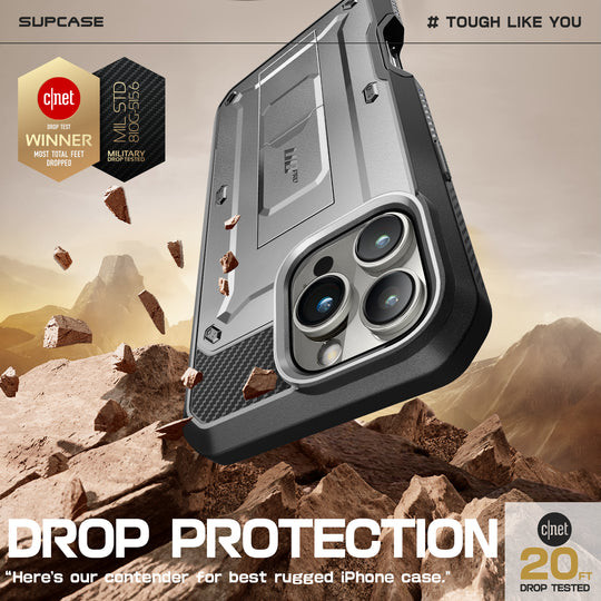 Supcase UB Pro Rugged Case iPhone 16 Pro Max - Titan Gray
