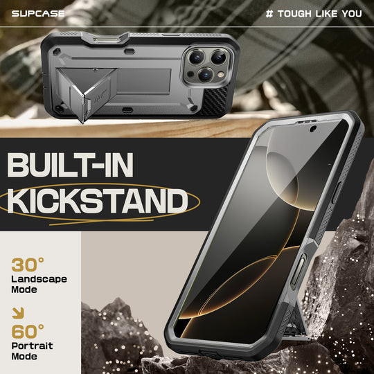 Supcase UB Pro Rugged Case iPhone 16 Pro Max - Titan Gray