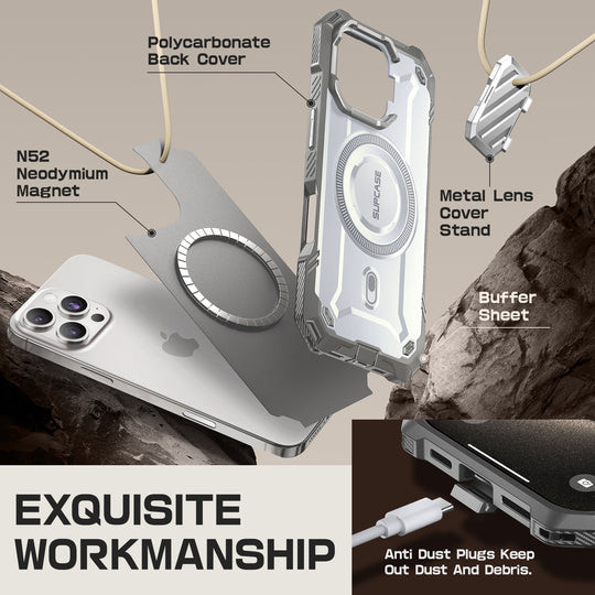 Supcase UB MAG XT MagSafe Case iPhone 16 Pro - White