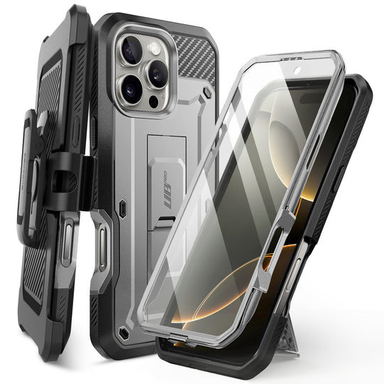 Supcase UB Pro Rugged Case iPhone 16 Pro  - Titan Gray