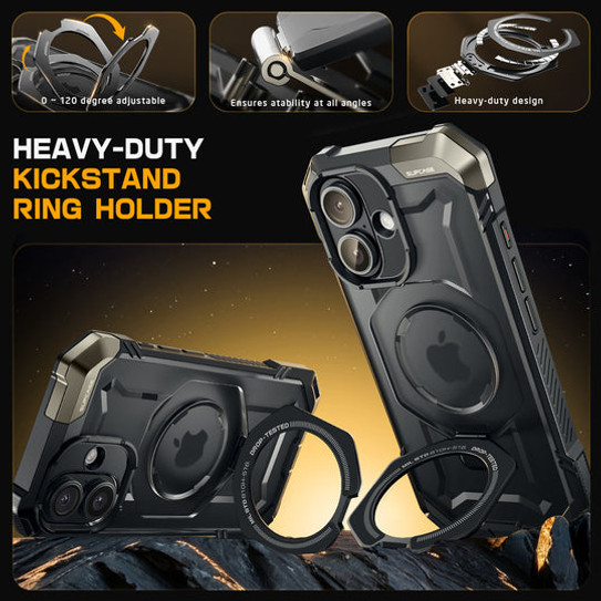 Supcase UB Grip MagSafe Case iPhone 16 Plus - Black