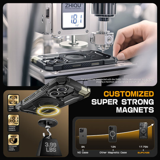 Supcase UB Grip MagSafe Case iPhone 16 - Black