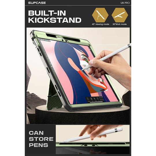 Supcase UB Pro Rugged Case iPad Air 11" M2 (2024)/iPad Air 10.9" (2020/2022) - Dark Green