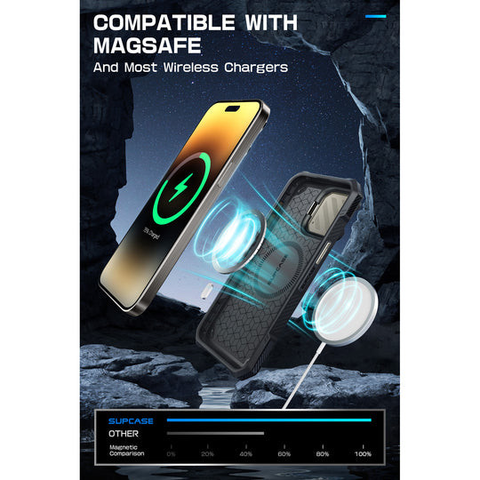 Supcase UB MAG XT MagSafe Case iPhone 15 Pro Max - Titan Gray
