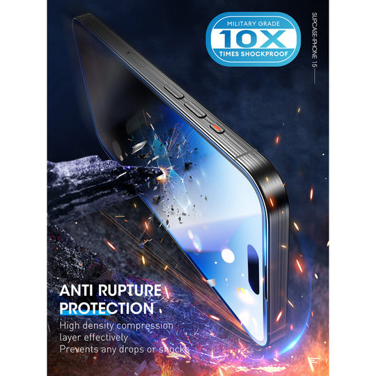 Supcase Tempered Glass Screen Protector iPhone 15 Pro Max - Clear