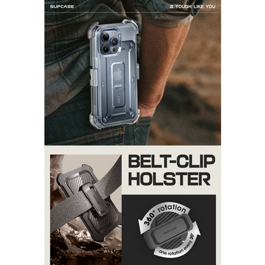 Supcase UB Pro Rugged Case iPhone 15 Pro - Clear
