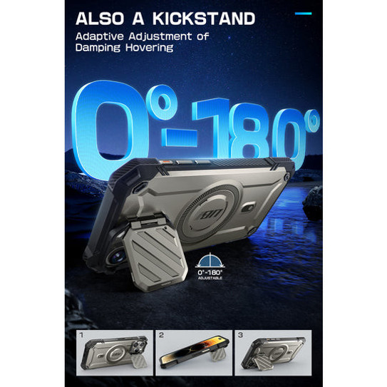 Supcase UB MAG XT MagSafe Case iPhone 15 Pro - Titan Gray