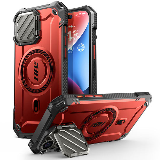 Supcase UB MAG XT MagSafe Case iPhone 15 Pro - Metalic Red