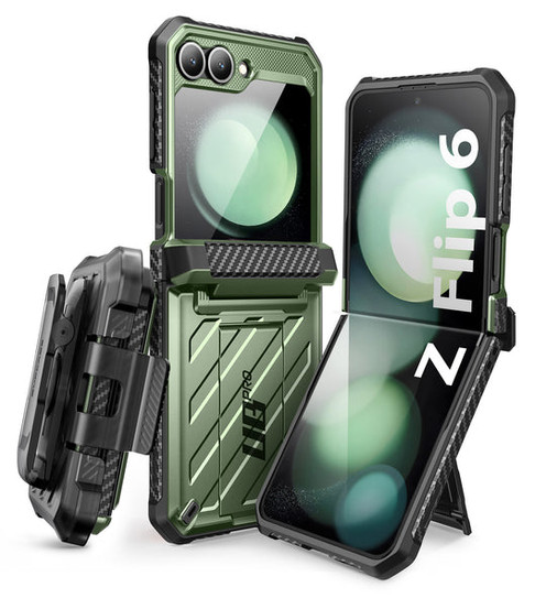 Supcase UB Pro Rugged Case Samsung Galaxy Z Flip6 - Dark Green