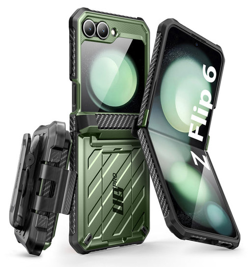 Supcase UB Pro Rugged Case Samsung Galaxy Z Flip6 - Dark Green
