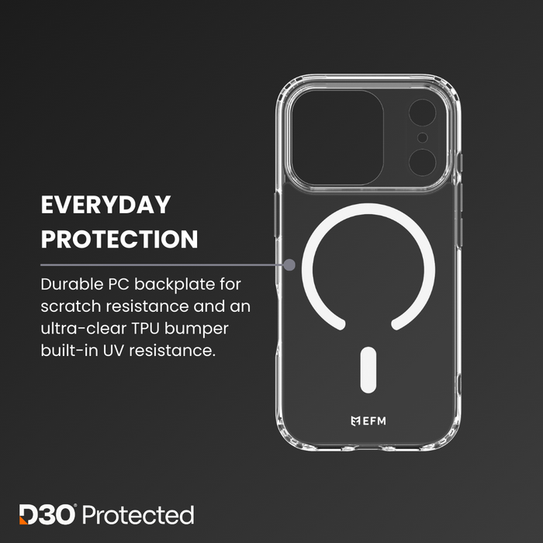 EFM Zurich MagSafe Case iPhone 17 Air -  Clear EFM Zurich MagSafe Case iPhone 17 Air -  Clear