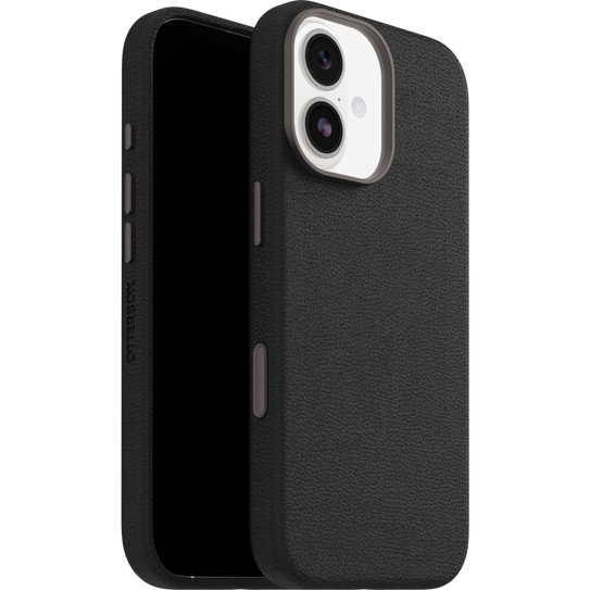 OtterBox Symmetry Cactus Leather MagSafe with Camera Control Case iPhone 17 - Black