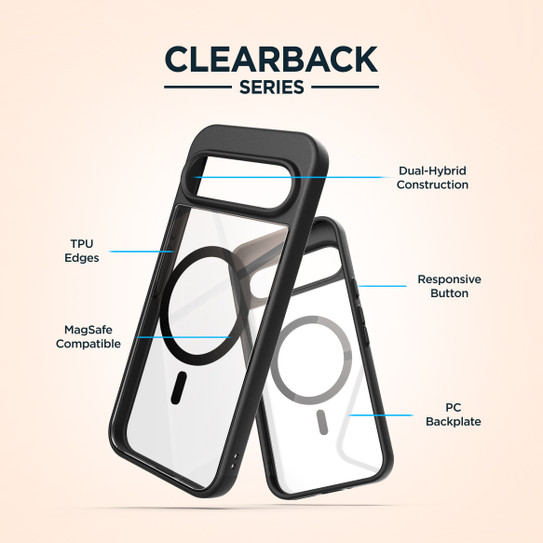 Encased SlimShield Case with Magnetic Wallet Google Pixel 10/10 Pro - Black Encased SlimShield Case with Magnetic Wallet Google Pixel 10/10 Pro - Black