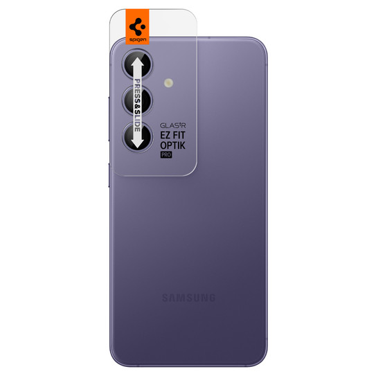 Spigen Glas.tR EZ Fit Optik Pro 2 Pcs Glass Lens Protector Samsung GalaxyS24/ S23/ S23+ Plus -  Violet Spigen Glas.tR EZ Fit Optik Pro 2 Pcs Glass Lens Protector Samsung GalaxyS24/ S23/ S23+ Plus -  Violet