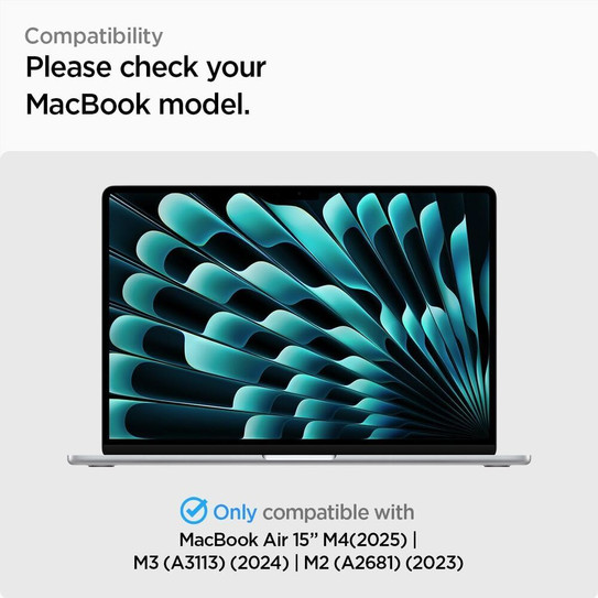 Spigen GLAS.tR Slim Tempered Glass MacBook Air 15" (M4/M3/M2) - Clear Spigen GLAS.tR Slim Tempered Glass MacBook Air 15" (M4/M3/M2) - Clear