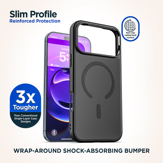 Encased SlimShield Case iPhone 17 Pro Max - Black Encased SlimShield Case iPhone 17 Pro Max - Black