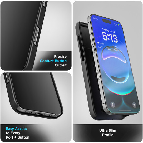 Encased DuraClip Case iPhone 17 Pro Max with Belt Clip Holster and Screen Protector - Black Encased DuraClip Case iPhone 17 Pro Max with Belt Clip Holster and Screen Protector - Black