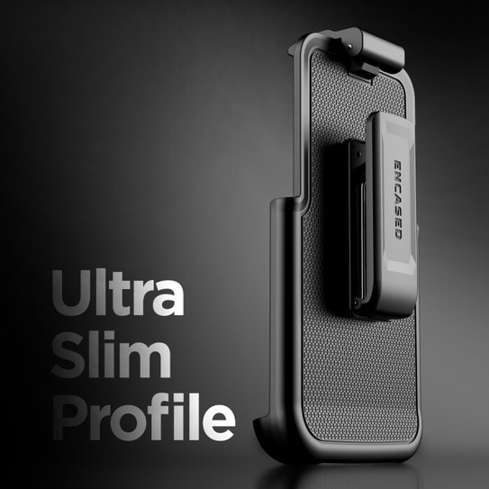 Encased ClearBack Case iPhone 17 Pro Max with Belt Clip Holster - Clear Encased ClearBack Case iPhone 17 Pro Max with Belt Clip Holster - Clear